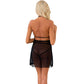 LIVCO CORSETTI FASHION - MALVIAMI LC 90625 CAMICIA + PANTY NERO L/XL