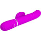 PRETTY LOVE - VIBRATORE MULTIFUNZIONE PERLITA 3 IN 1 G-SPOT VIOLA