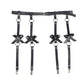 SUBBLIME - CATENA IN PELLE PER GAMBE NERA TAGLIA UNICA