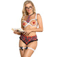 SUBBLIME - COSTUME SEXY DA SCUOLA CON REGGISENO L/XL