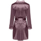 LIVCO CORSETTI FASHION - JACQUELINE LC 90249 VESTAGLIA + CAMICIA + PANTY VIOLA L/XL