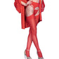 CHILIROSE - CR 4312 CALZA REGGER ROSSO S/M