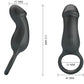 PRETTY LOVE - ANELLO ANALE E VIBRATORE WARREN BLACK