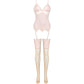 LIVCO CORSETTI FASHION - SET PERSINNE PESCA CORSETTO + SLIP + CALZE