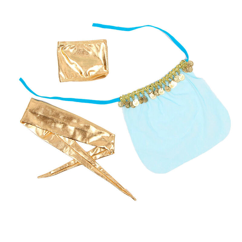 SUBBLIME - SET DI LINGERIE BLU STILE INDIA L/XL
