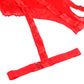 SUBBLIME - ORSACCHIOTTO CON REGGERA DETTAGLIO PETTO ROSSO S/M