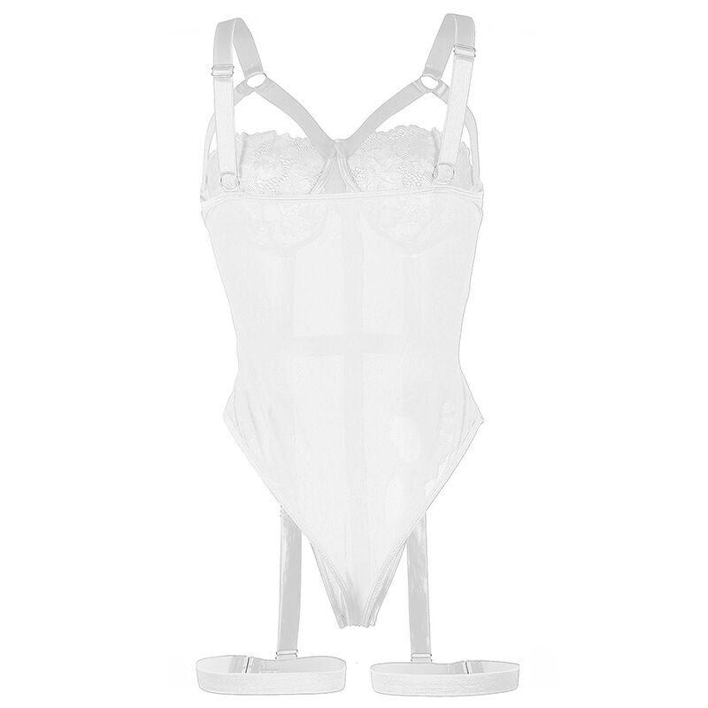 SUBBLIME - ORSACCHIOTTO CON DETTAGLIO REGGERIZZATO SUL PETTO BIANCO L/XL