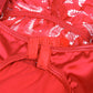SUBBLIME - BABYDOLL IN RASO CON PIZZO ROSSO L/XL