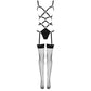 LIVCO CORSETTI FASHION - THIARA LC 20213 SET BODY + CALZE NERO L/XL