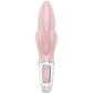 SATISFYER - AIR PUMP BUNNY 3 VIBRATORE GONFIABILE CONIGLIO ROSA