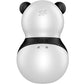 SATISFYER - POCKET PANDA STIMOLATORE E VIBRATORE IN BIANCO E NERO