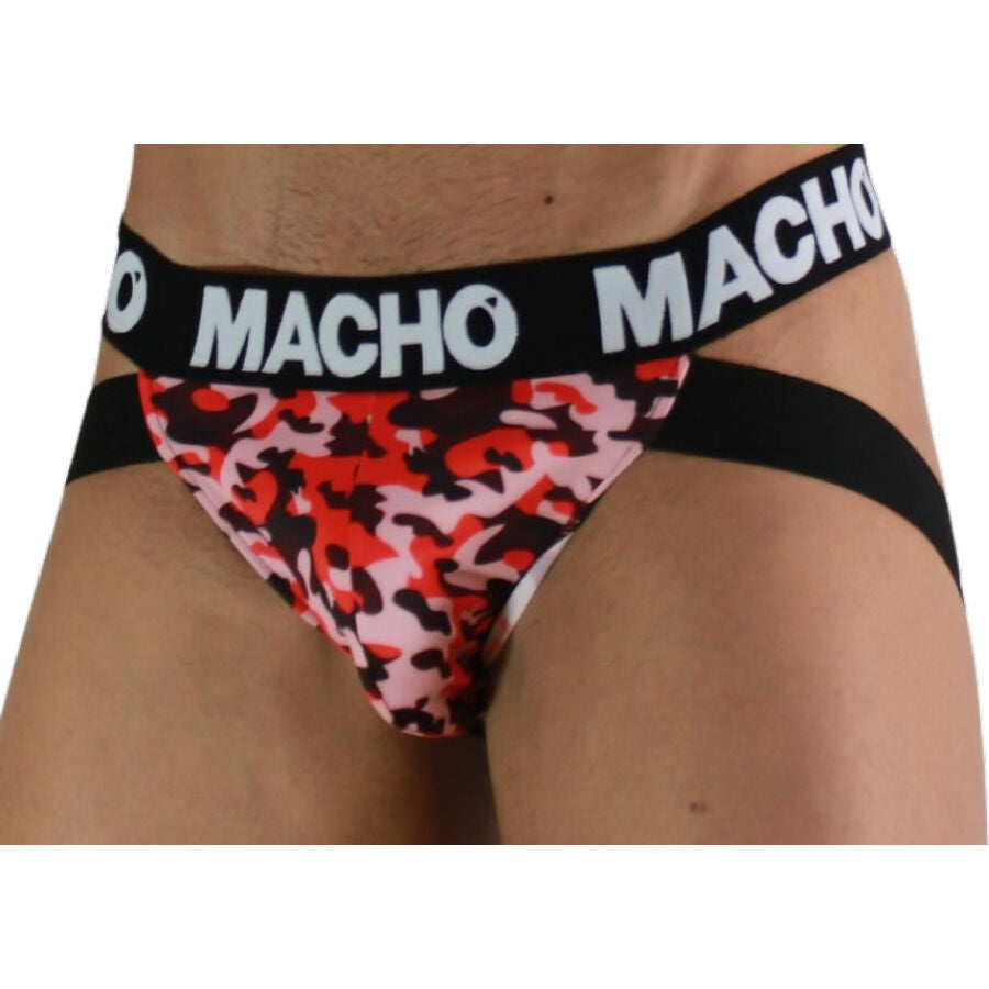 MACHO - MX28MR JOCK MILITARE ROSSO S