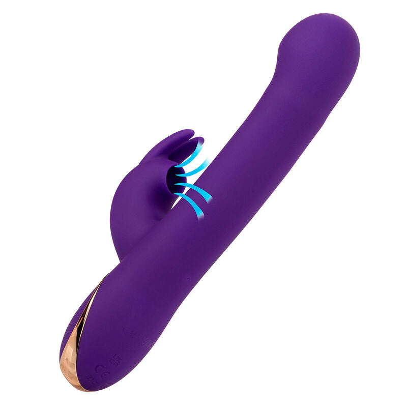 CALEXOTICS - JACK RABBIT VIBRATORE E STIMOLATORE 7 LIVELLI DI VIBRAZIONE E ONDE STIMOLANTI BLU