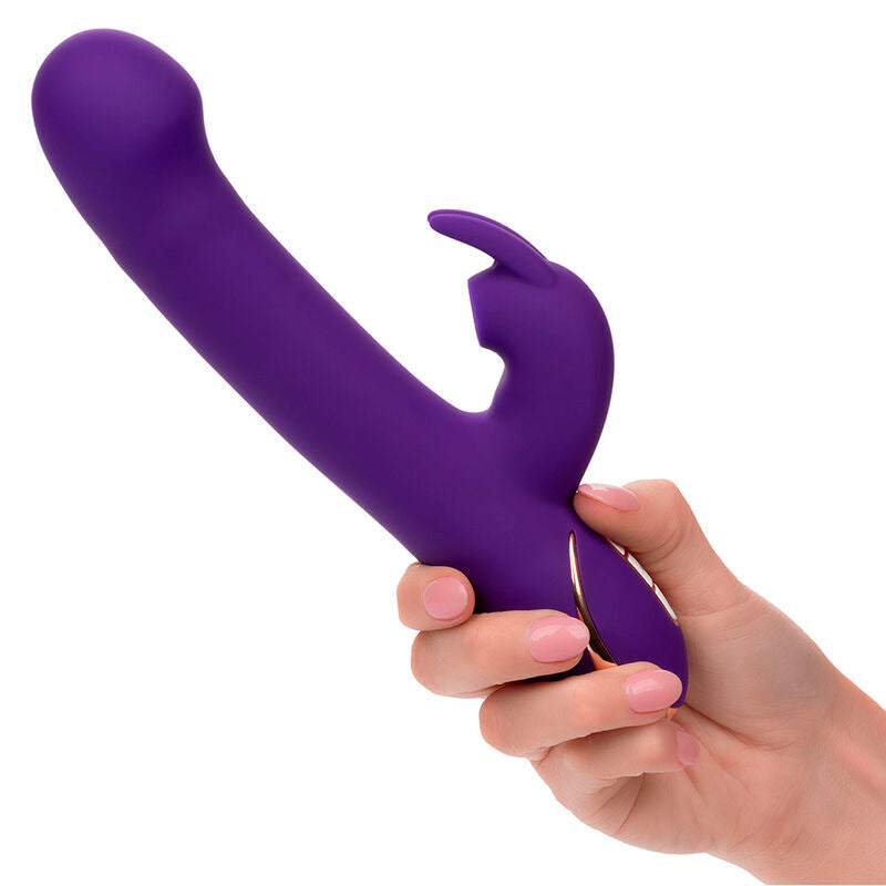 CALEXOTICS - JACK RABBIT VIBRATORE E STIMOLATORE 7 LIVELLI DI VIBRAZIONE E ONDE STIMOLANTI BLU