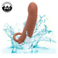 CALEXOTICS - MAXX RIBBED DUAL PENETRATOR 10 VIBRAZIONI MARRONE