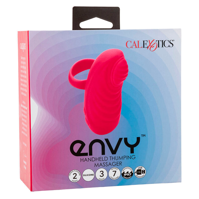 CALEXOTICS - ENVY MASSAGGIATORE PALLA ROTANTE PORTATILE 7 VIBRAZIONI ROSA