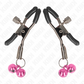 KINK - MORSETTO PER CAPEZZOLI DOPPIA CAMPANA ROSA 6 CM