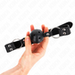 KINK - BAVAGLIO SFERA TRASPIRANTE 4 CM CON DOPPIO RIVETTO MODELLO 1 NERO 62,5 x 2,5 CM REGOLABILE 42-58 CM