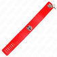 KINK - COLLANA CON CINTURA 65 CM CON LARGO CINTURINO ROSSO REGOLABILE 33,5-41 CM X 5 CM