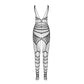 PASSION - BS 102 BODYSTOCKING BIANCO TAGLIA UNICA