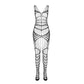 PASSION - BS 102 BODYSTOCKING ROSSO TAGLIA UNICA