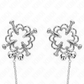 KINK - PINZE PER CAPEZZOLI A FIORE IN METALLO CON CATENA