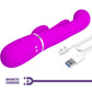 PRETTY LOVE - SHANIA VIBRATORE TRIPLO CONIGLIO MULTIFUNZIONE ROSA