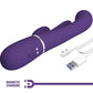 PRETTY LOVE - SHANIA VIBRATORE TRIPLO CONIGLIO MULTIFUNZIONE VIOLA