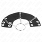 KINK - ANELLO PER PENE CATENA 4 CM METALLO 7 CM CON CINTURA IN PELLE