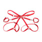 SUBBLIME - 953706 MANETTE CON CINTURA BONDAGE ROSSO TAGLIA UNICA