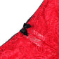SUBBLIME - 953898 CAMICIA DA NOTTE IN SETA E PIZZO + SLIP ROSSO S/M