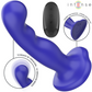 INTENSE - VIBRATORE SHORTY CON VENTOSA TELECOMANDO BLU