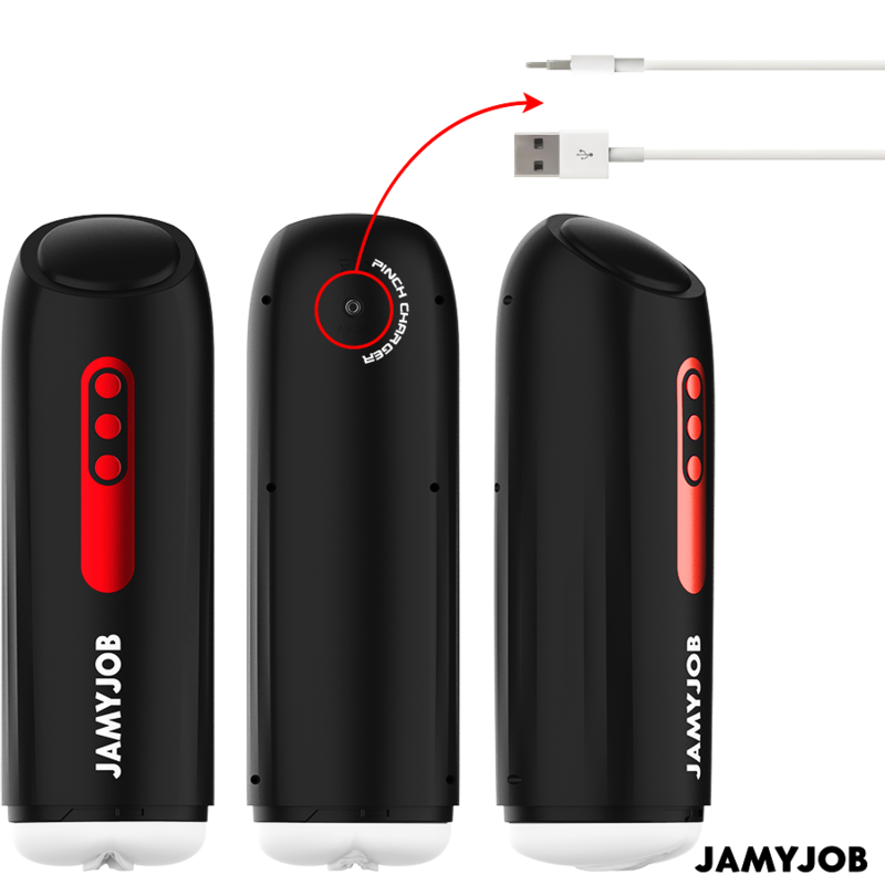 JAMYJOB - MASTURBATORE VAGINA AUTOMATICO PHANTOM 5 MODALITÀ ONDE E SPINTE STIMOLANTI