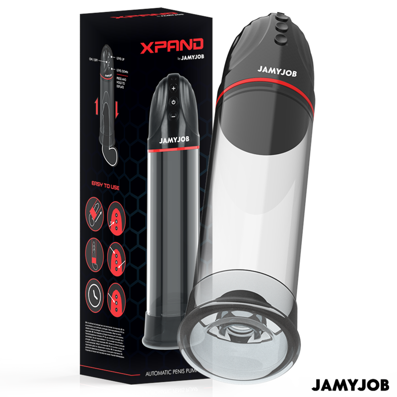 JAMYJOB - POMPA AUTOMATICA XPAND 3 LIVELLI DI ONDE STIMOLANTI GRIGIO