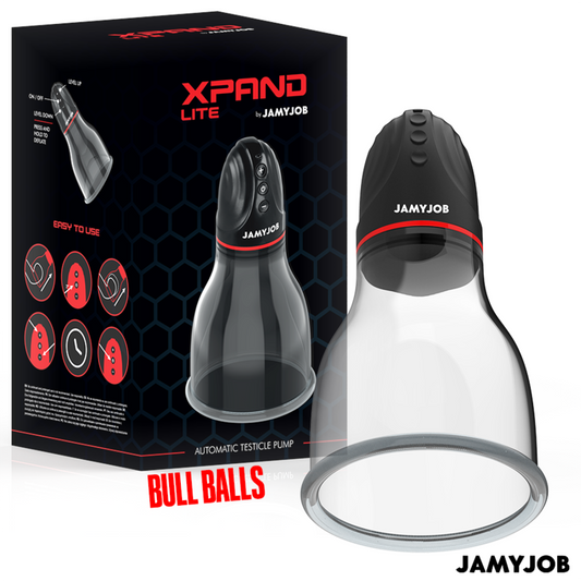 JAMYJOB - POMPA AUTOMATICA PER TESTICOLI XPAND LITE 3 LIVELLI DI ONDE STIMOLANTI GRIGIO