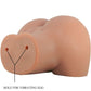 CRAZY BULL - MILA VIBRATORE CULO CON VAGINA REALISTICA E ANO CONTROLLO CARNE REMOTO