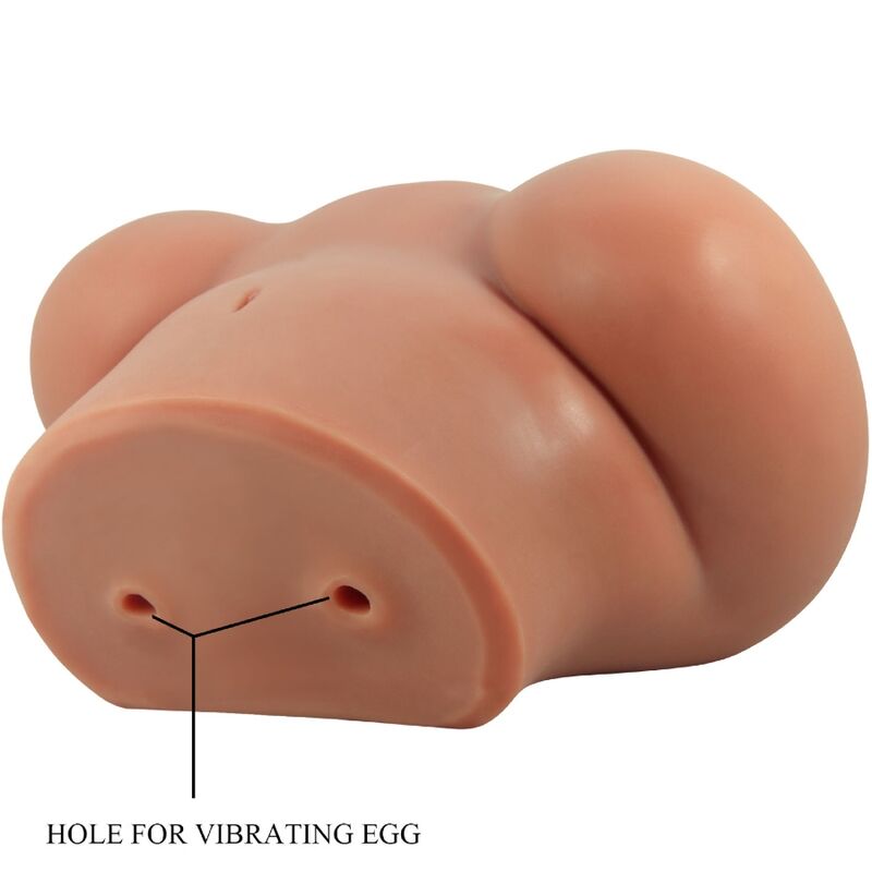 CRAZY BULL - VIBRATORE LUNA CON VAGINA E ANO REALISTICI CONTROLLO DELLA CARNE TELECOMANDO