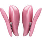 PRETTY LOVE - MORSETTI PER CAPEZZOLI CAILEY 10 VIBRAZIONI TELECOMANDO ROSA