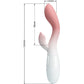 PRETTY LOVE - VIBRATORE PUNTO G LUMINOSO + STIMOLATORE CLITORIDEO 30 VIBRAZIONI ROSA
