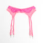 SUBBLIME - 955359 COMPLETO REGGISENO CON PIZZO E GIACCHETTI ROSA E VIOLA S/M