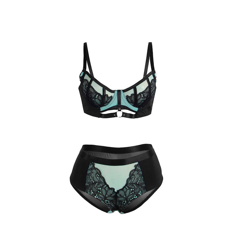 SUBBLIME - 955564 REGGISENO IN VERNICE VERDE CON CERNIERA IN RETE L/XL