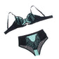 SUBBLIME - 955564 REGGISENO IN VERNICE VERDE CON CERNIERA IN RETE L/XL