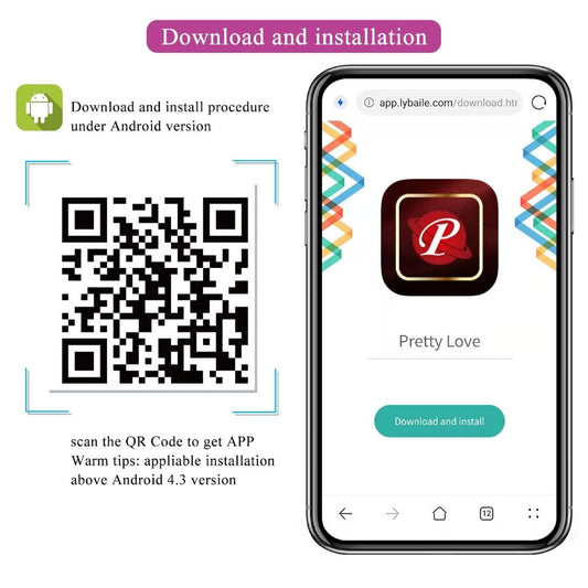 PRETTY LOVE - VIBRATORE CONTROLLATO DA APP LEVIATHAN VIOLA