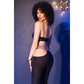 CHILIROSE - CR 4851 SET TOP E LEGGINGS NERI CON ACCESSORI DORATI M