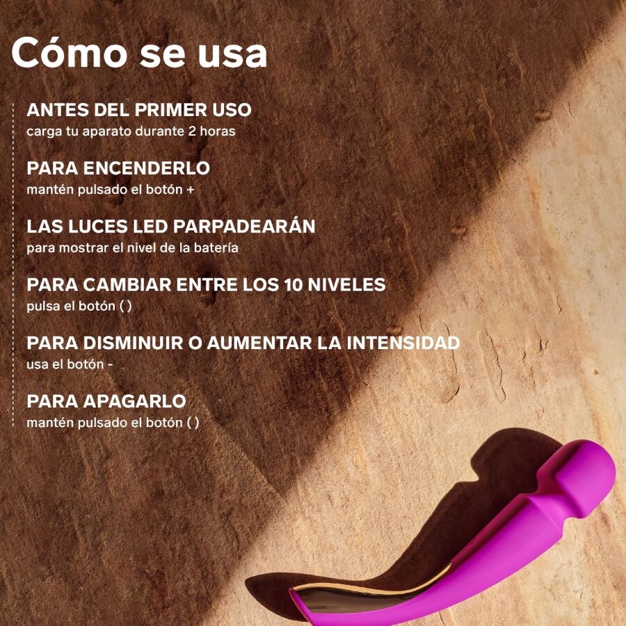 LELO - MASSAGGIATORE SMART MEDIUM WAND 2 AQUA