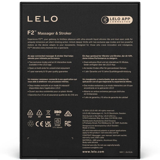 LELO - F2S™ MASTURBATORE MASCHILE ROSSO TEAL
