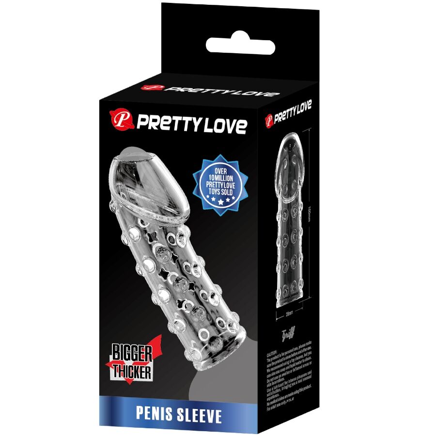 PRETTY LOVE - GUAINA PER PENE STRETTA E VOLUMIZZANTE TRASPARENTE