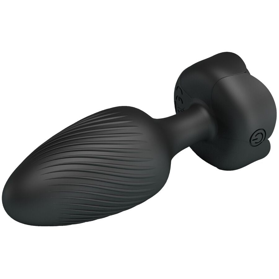 PRETTY LOVE - VARIAN PLUG ANALE CON LUCE LED NERO 10,8 CM