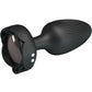 PRETTY LOVE - VARIAN PLUG ANALE CON LUCE LED NERO 10,8 CM