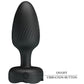 PRETTY LOVE - OSBORN PLUG ANALE CON LUCE LED NERO 9,8 CM